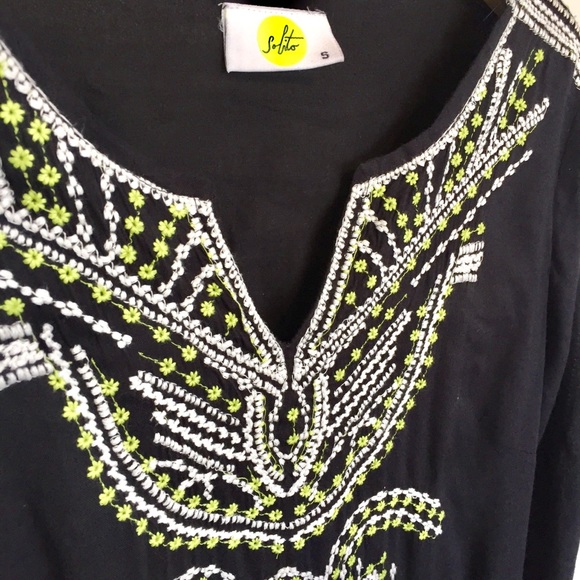 Solito Embroidered Dress | Lined with pockets - Picture 3 of 7